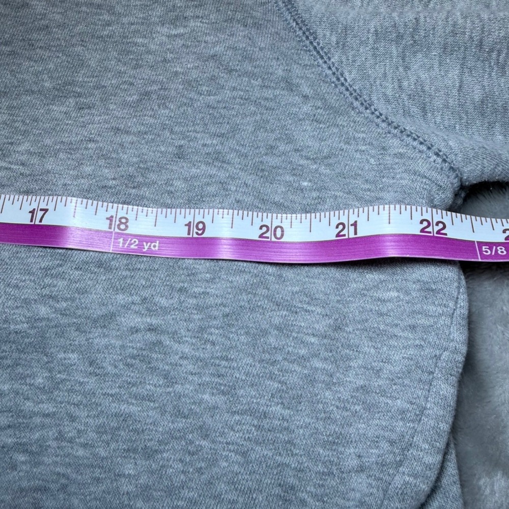 Under Armour Mens Size Large ColdGear Fitted Hoodie Gray Neon Yellow Logo Casual - Picture 9 of 10